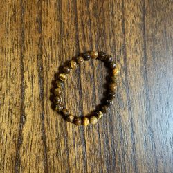 Tigers Eye Bead Bracelet 