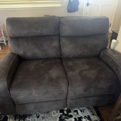 Microsuede Electric Reclining Loveseat $700 OBO