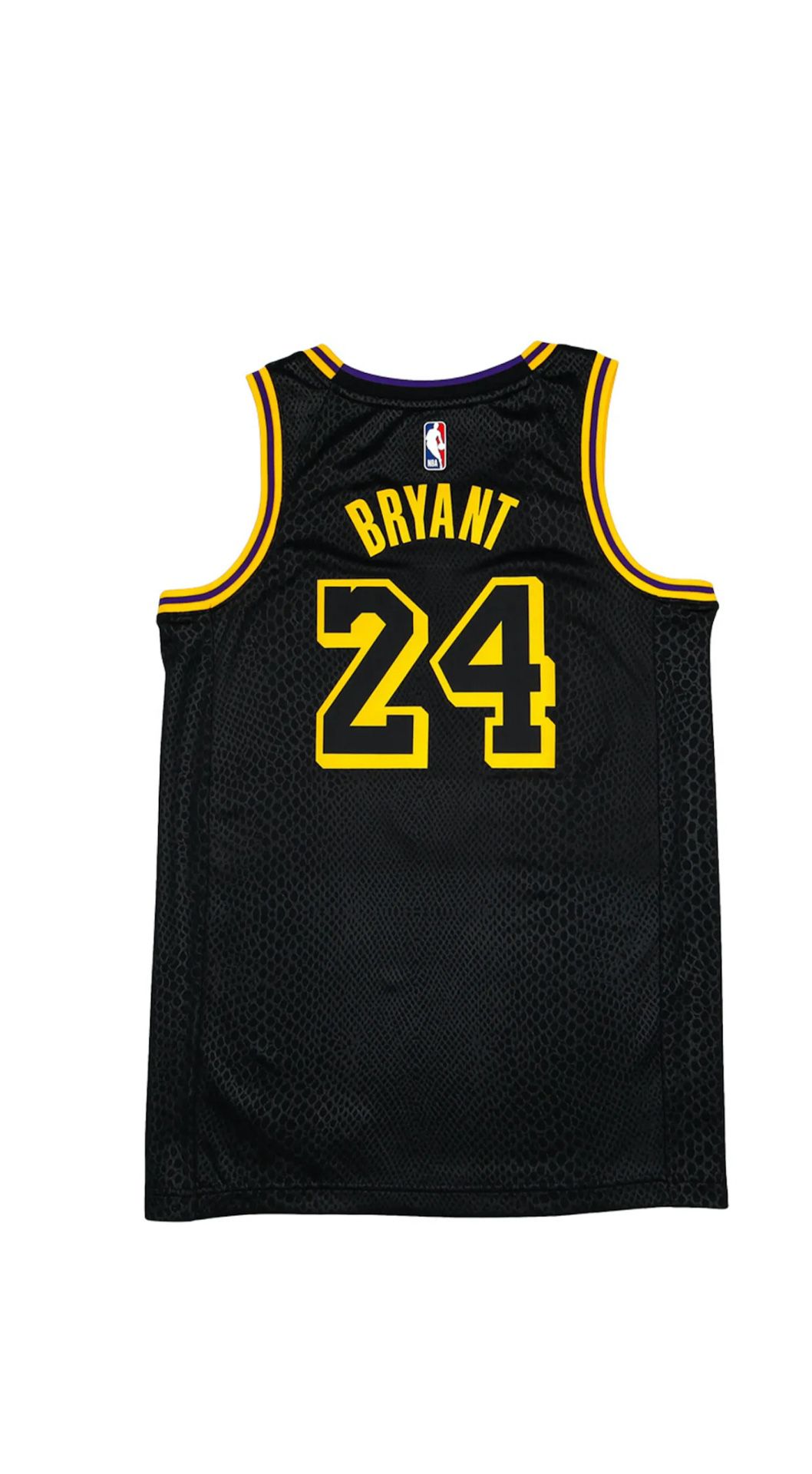 Nike Los Angeles Lakers Kobe Bryant Black Mamba City Edition Swingman Jersey 