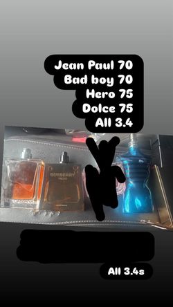 Purfume and colgones -  Versace dolce and gabana bad boy