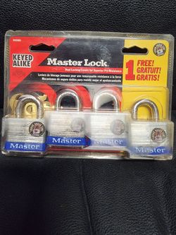 Master lock 4 set