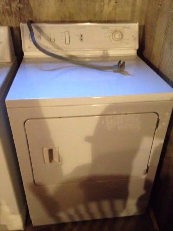 Dryer, Maytag electric, dependable care plus