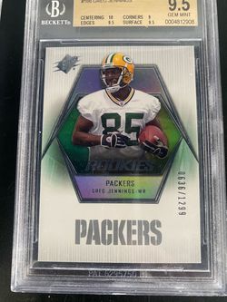 Greg Jennings SPx Rookies BGS 9.5 Gem Mint Card