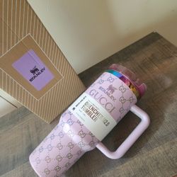 New Stanley Tumbler 40 0z Brand New With Straw Color Purple 