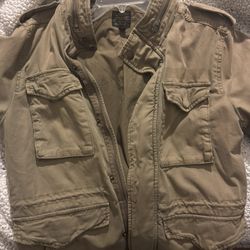 Vintage Style Military Lucky Brand Jacket