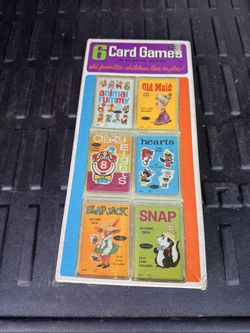 Whitman Children's Card Games