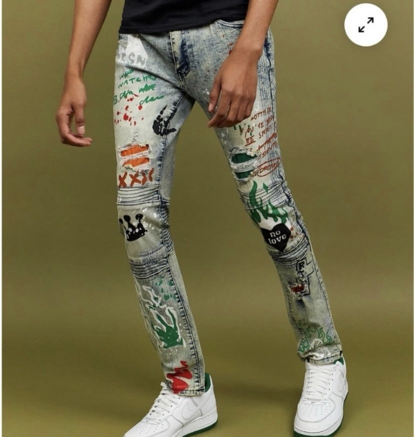 Biepa Men Designer Jeans Size 30