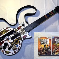 Guitar Hero wireless guitar & Games for Wii - PRICE FIRM