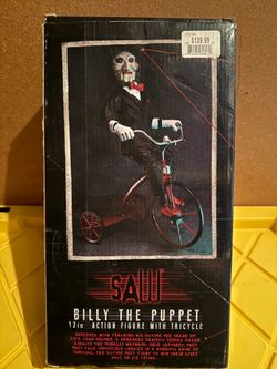 SAW Billy the Puppet 12in Action Figure with Tricycle