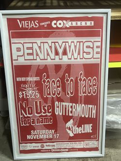 Framed Pennywise Poster 11x17