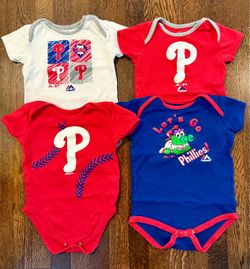 24 Month Philadelphia Phillies Onesies