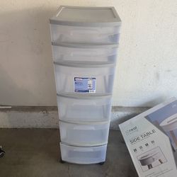 Six Plastic Drawers