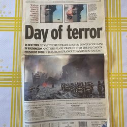 Old Complete Newspapers 911 The Oregonian