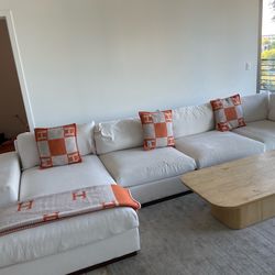 Luxury C-Sectional Sofa ( joybird + Coffee Table (RH)  for Sale