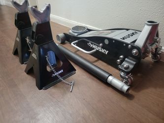 Husky car jack and stands
