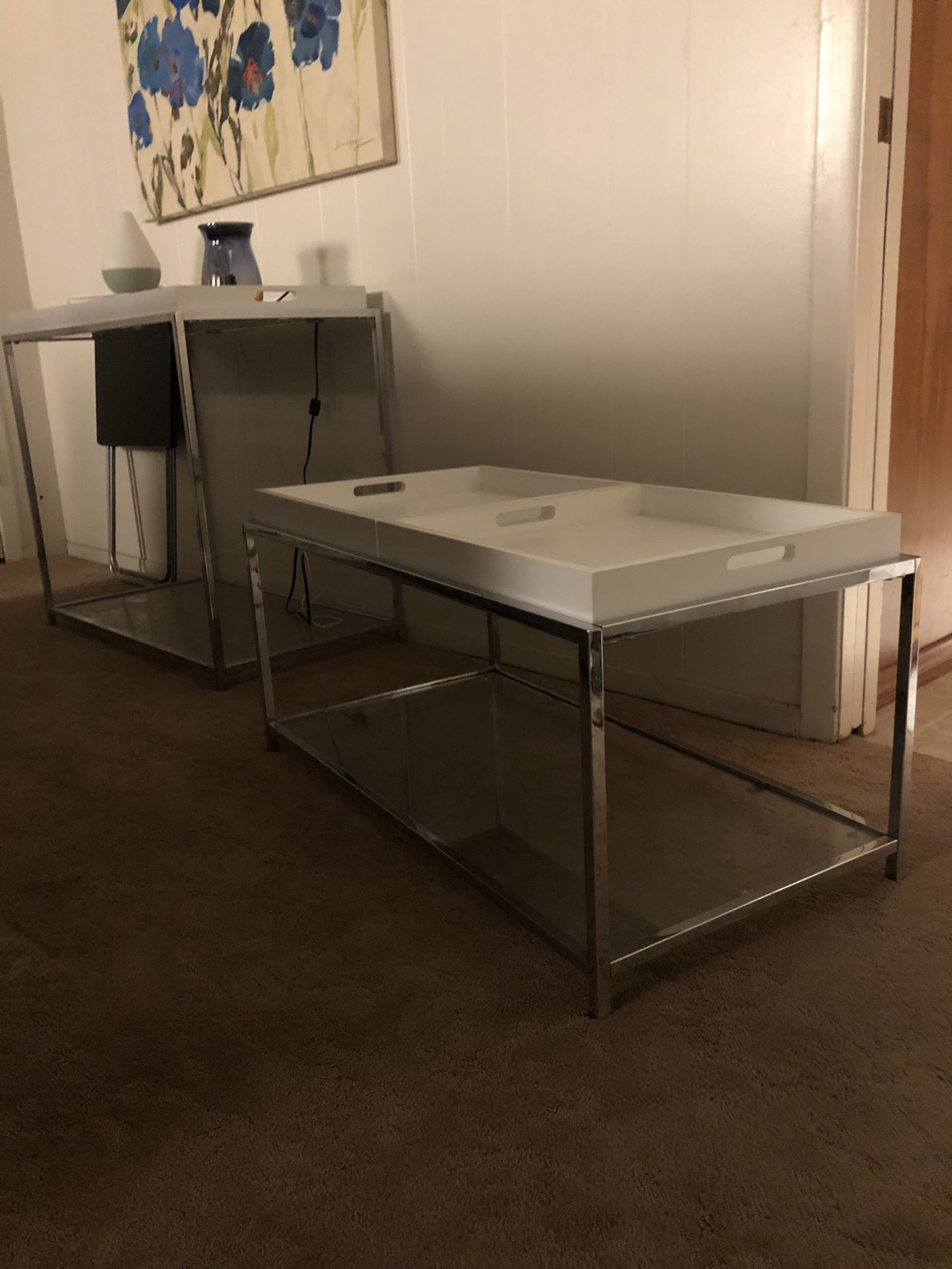 Table Set (3 Pieces, Includes coffee table, console, and end table)