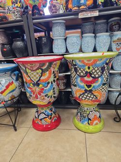 Macetas de Talavera. 🪴$95 cada una. 12031 Firestone Blvd Norwalk CA 90650 .