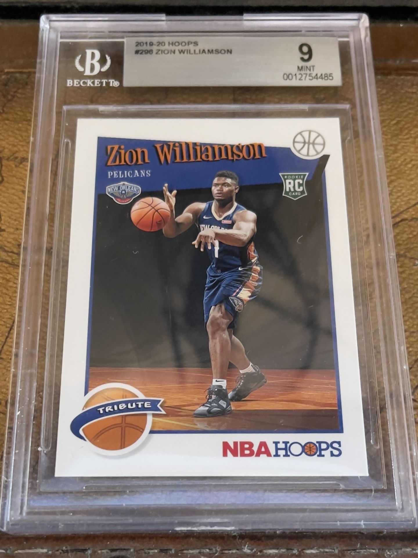 Zion Williamson Rookie Card Rated PSA 9