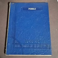 1945-46 Pebble New Cumberland West Virginia High School Yearbook Vintage 