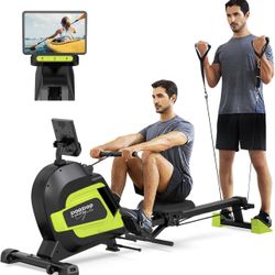 pooboo magnetic rowing machine, foldable BRAND NEW 