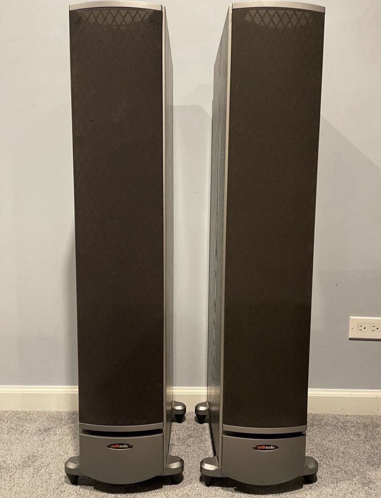 Pair Of Vintage Polk Audio Speakers