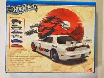 HOT WHEELS .  SILVERS SERIES . JDM 6 CAR BOX SET .