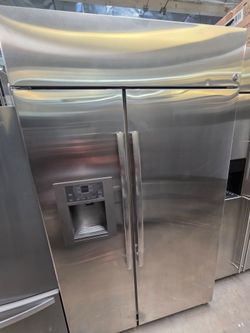 48" GE PROFILE BUILT IN STAINLESS STEEL REFRIGERATOR