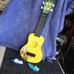 Sponge SquarePants pineapple ukulele toy