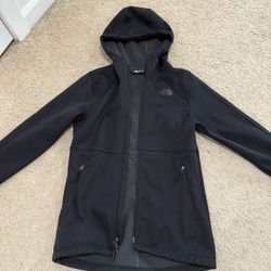 XS The North Face Women's Softshell Jacket, Fleece Lined Warm Jacket Light Hooded 