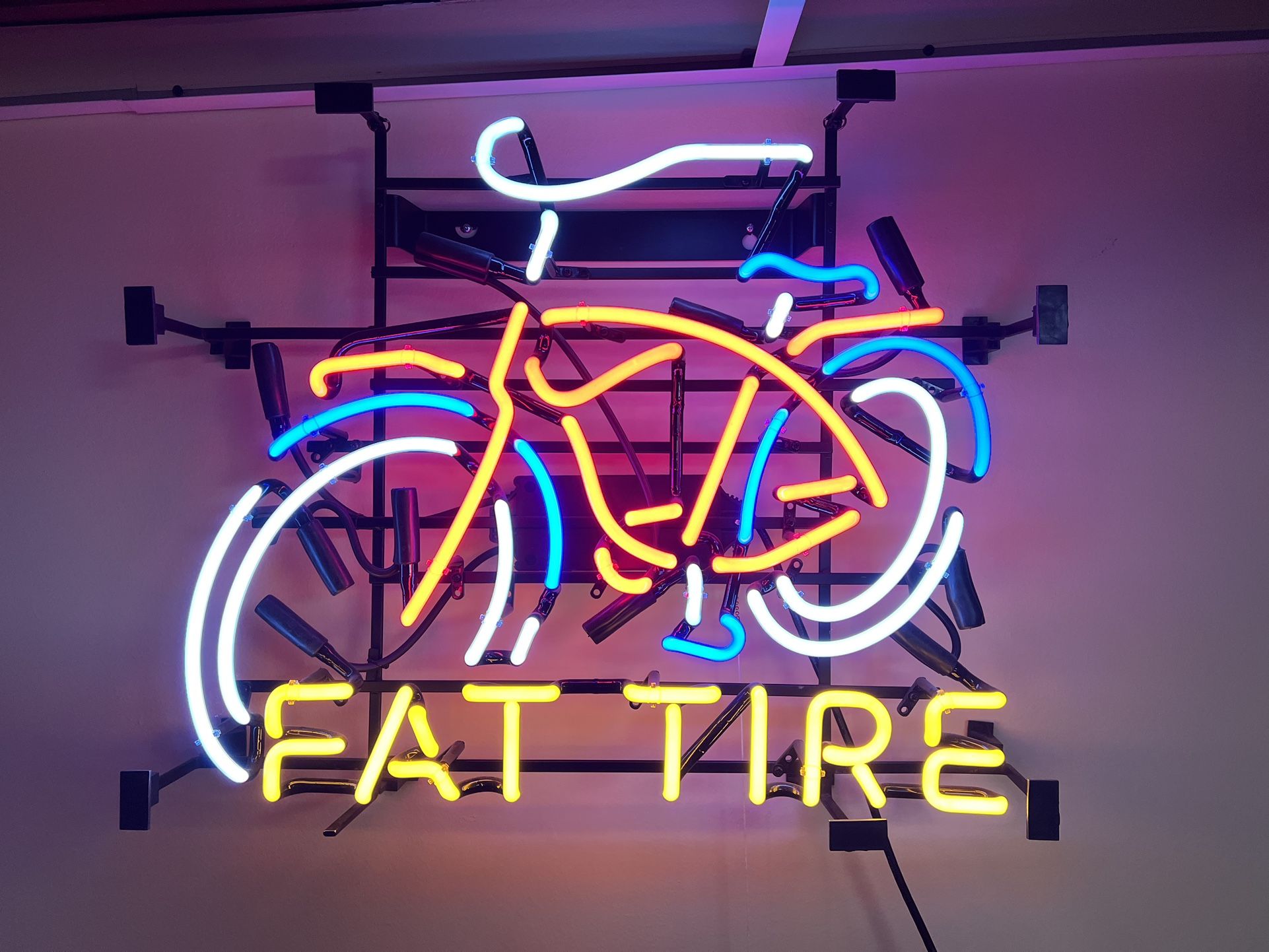 Fat Tire Neon Beer Sign