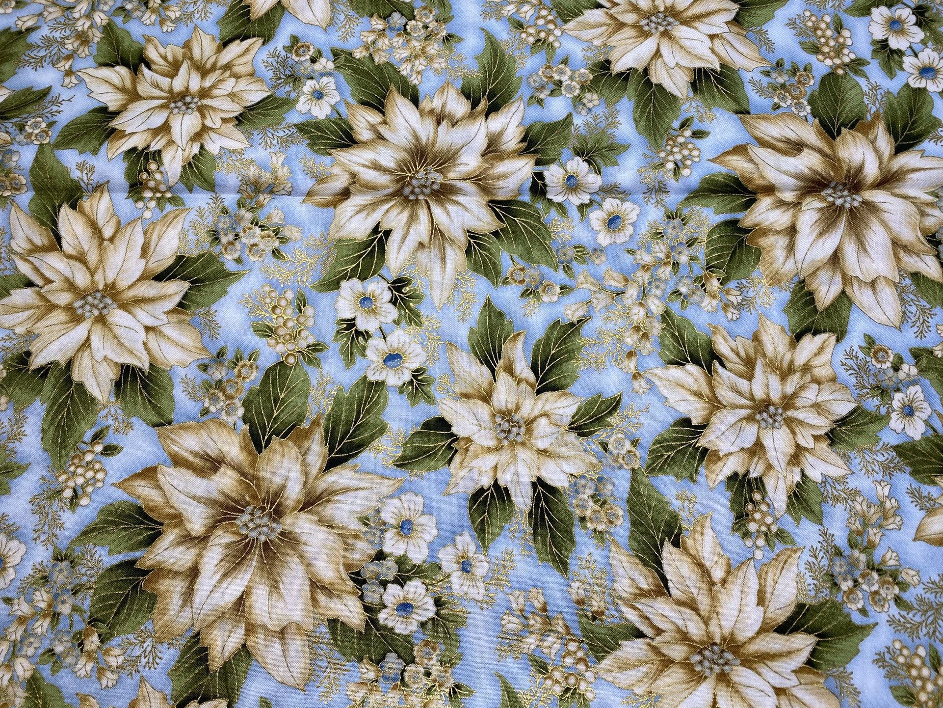OOP Robert Kaufman Holiday Flourish Cotton Christmas Fabric