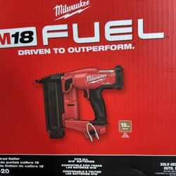 Milwaukee M18 FUEL 18-Volt Lithium-Ion Brushless Cordless Gen II 18-Gauge Brad Nailer (Tool-Only)