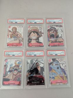 One Piece, Pokemon, PSA BGS Graded Slabs