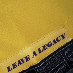 Gold And Purple Los Angeles Lakers Jersey #77