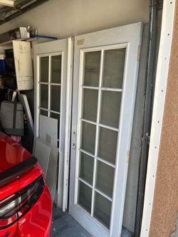 Glass doors