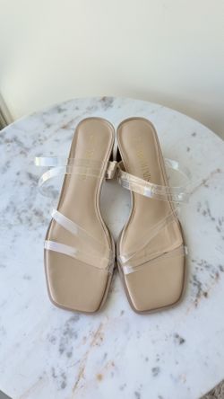 New Beige Sandals Size 7