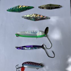 Salmon Fishing Spoons & Buzz Bombs
