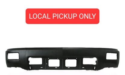 ➿️Black Steel FrontBumper For 2014-2015 Chevy Silverado 1500 W/Fog Light Holes
