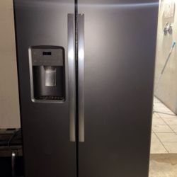 Double Door Big Fridge Grey