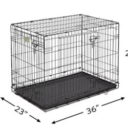 LARGE DOG CAGE With METAL DIVIDER!