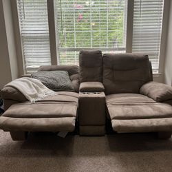 Recliner Couch & Love Seat! 