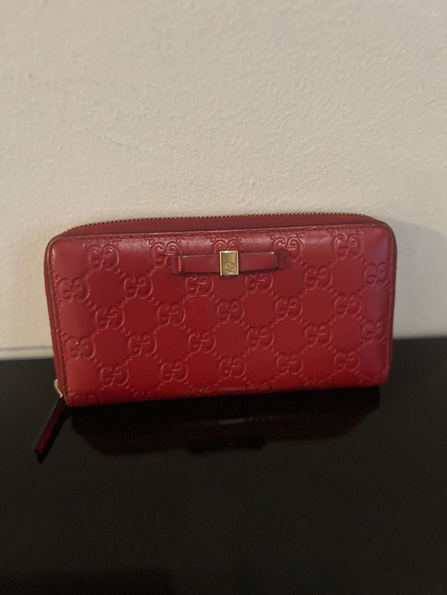 Authentic Gucci red wallet
