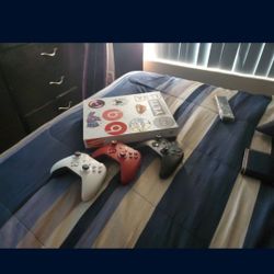Xbox One X With 3 Controllers