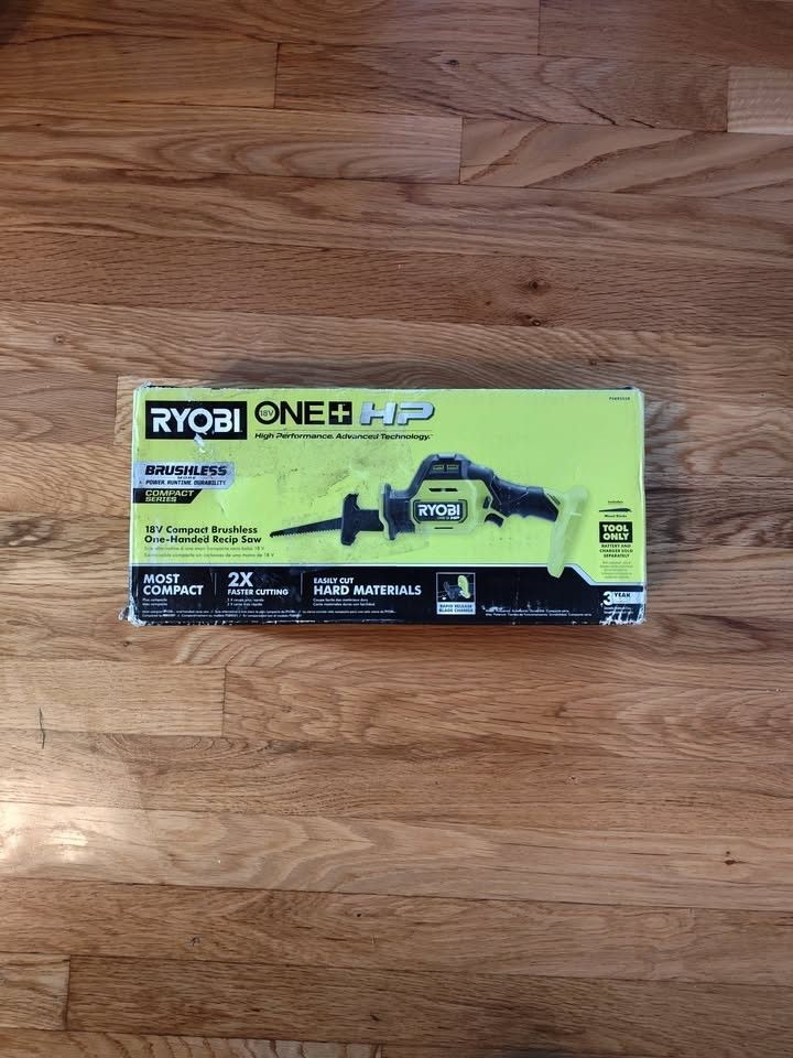 NEW RYOBI ONE+ HP 18V Brushless Cordless Compact One-Handed Reciprocating Saw - GEN 2 (Tool Only)