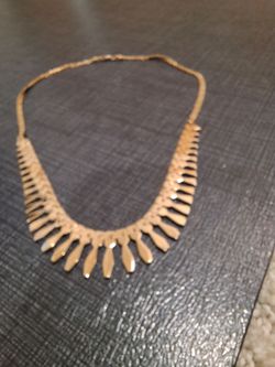 Gold-Tone Spike Bib Statement Necklace