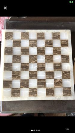 Marble Chess Board and Pieces