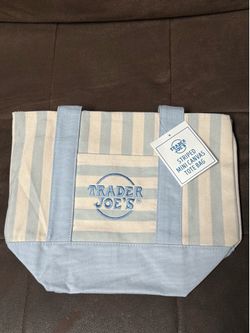 Blue Trader Joe’s bag