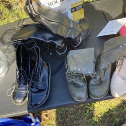 Lots Of Boots To Choice From$5.00 Each  Size 7&half & 8 Women 