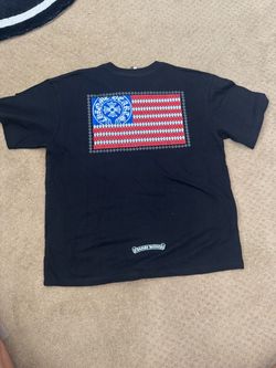 American Flag Chrome Hearts Tee Size Medium