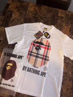 A bathing ape x Burberry shirt